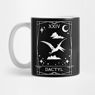 Tarot Dactyl - Funny Dinosaur - Pterodactyl Flying Mug